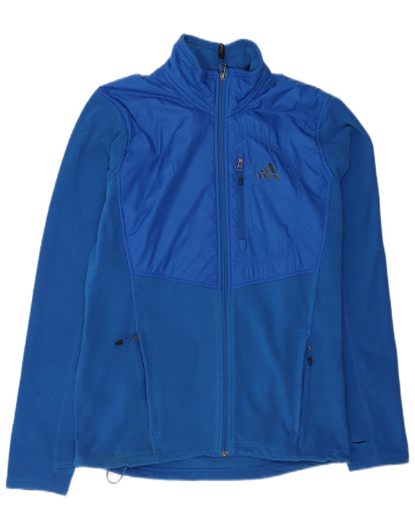 Ανδρικό Fleece Jacket Adidas UK 42/44 Large Blue Polyester Sports