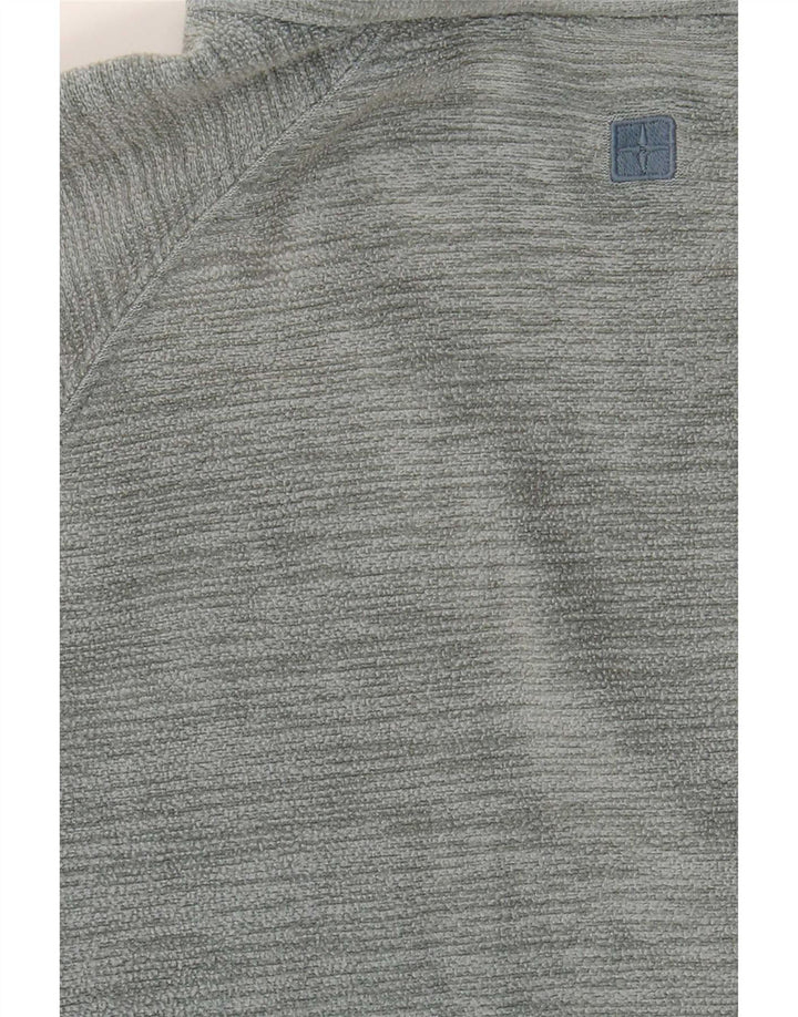 Ανδρική αποθήκη Mountain Warehouse με φερμουάρ Fleece Jumper Medium Blue