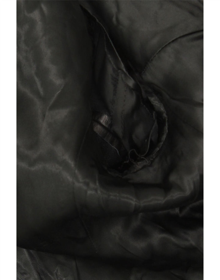 Klima Γυναικείο Δερμάτινο Παλτό UK 10 Small Black