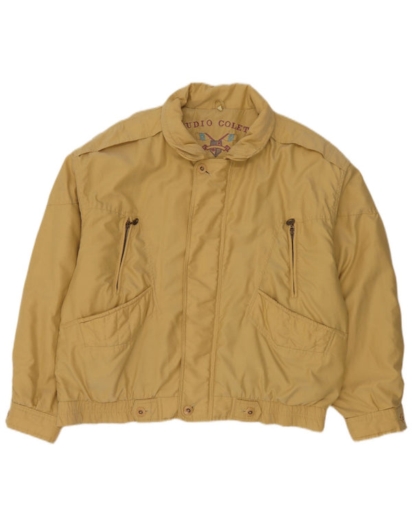 Στούντιο Coletti Ανδρικό Bomber Jacket UK 42 XL Yellow Nylon