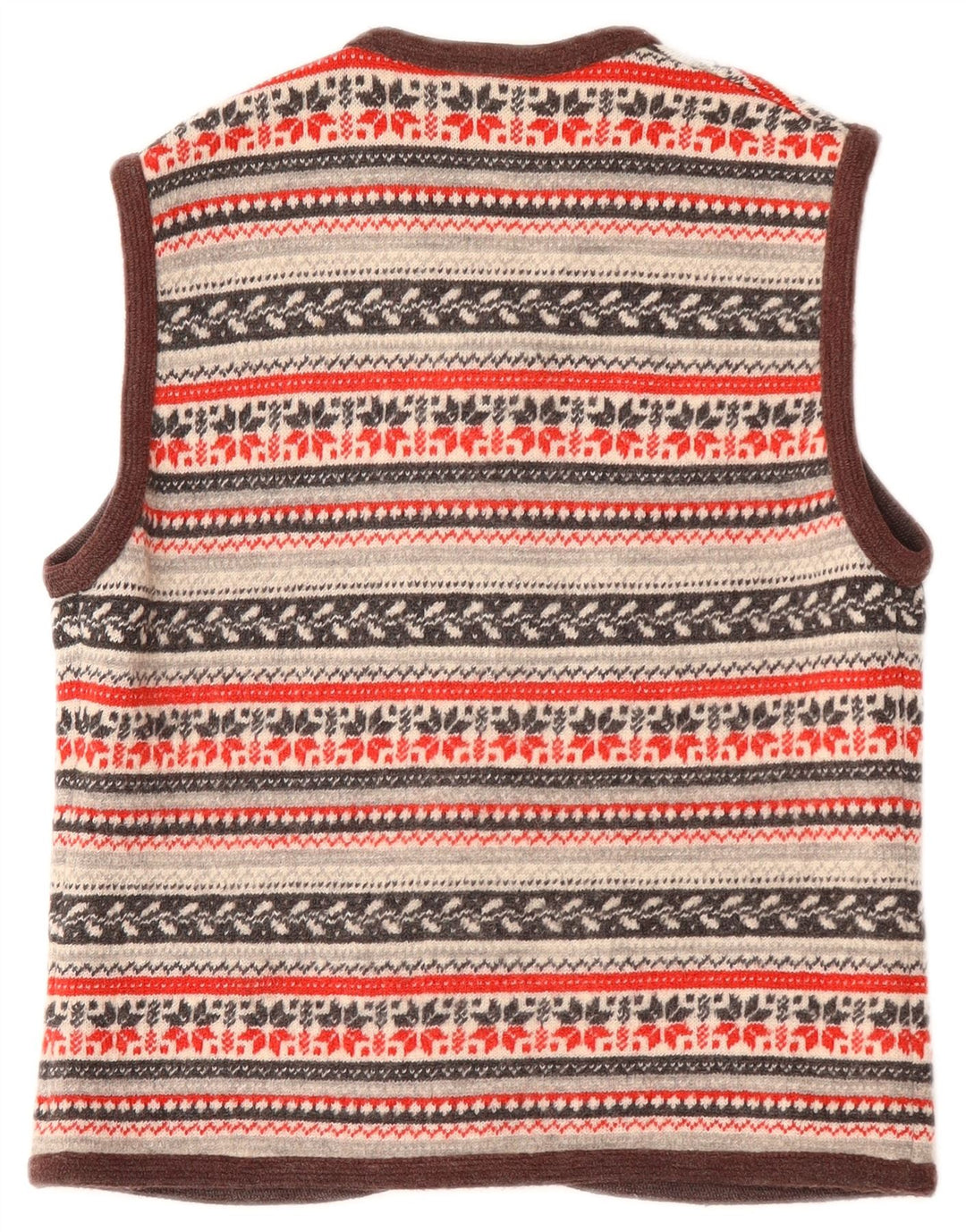 HAMMERSCHMID Γυναικείο πουλόβερ ζακέτα UK 12 Medium πολύχρωμο Fair Isle