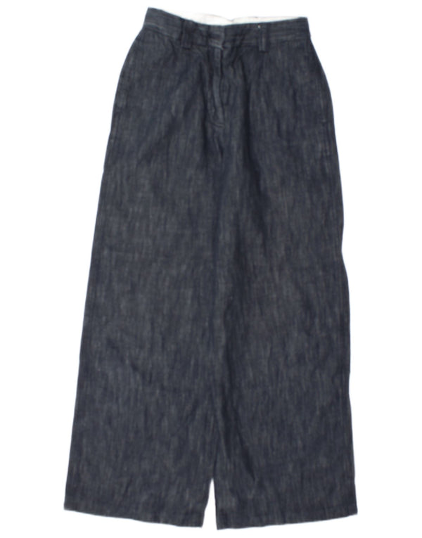 Marks & Spencer Γυναικείο ψηλόμεσο παντελόνι Chino UK 8 Small W28 L27 Navy Bl
