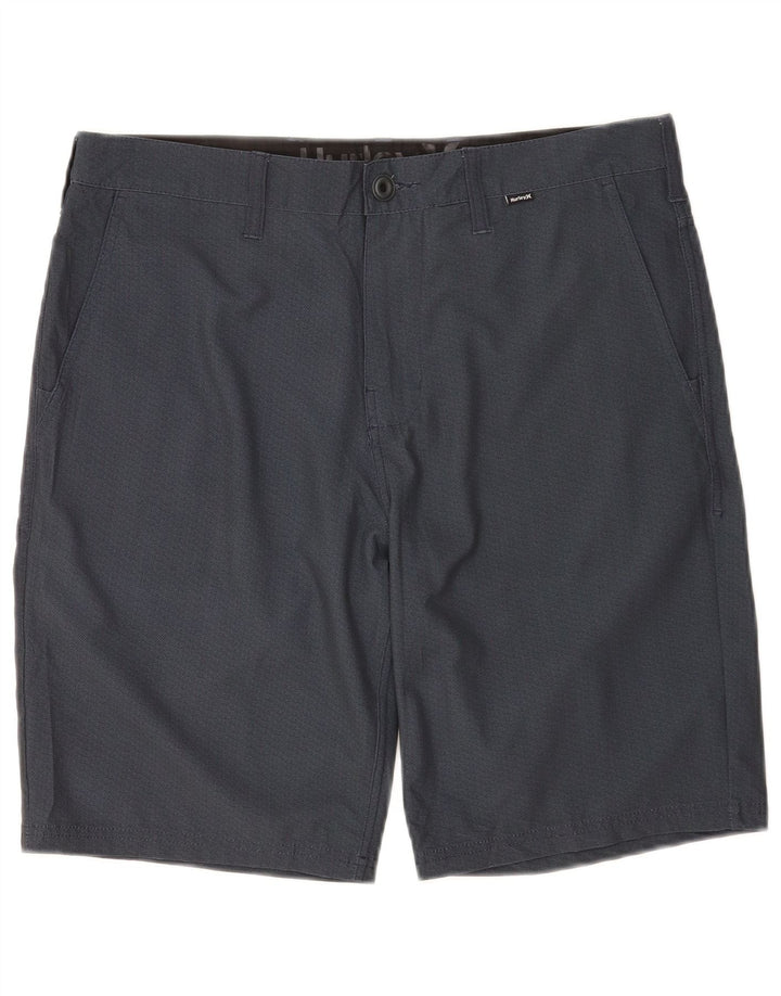 Ανδρικό σορτς Chino Hurley W32 Medium Navy Blue Polyester