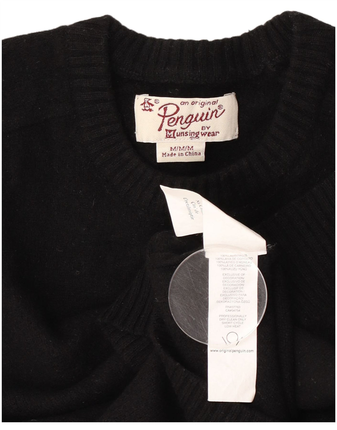 Penguin Γυναικείο Bolero Jumper UK 12 Medium Black Lambswool