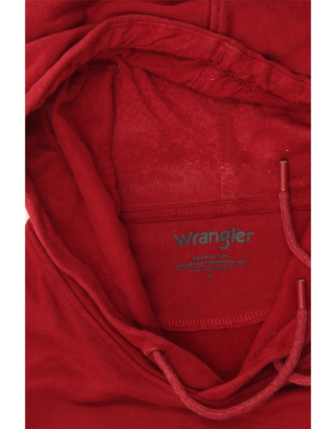 WRANGLER Mens Hoodie Jumper Medium Red Vintage Wrangler and Second-Hand Wrangler from Messina Hembry 