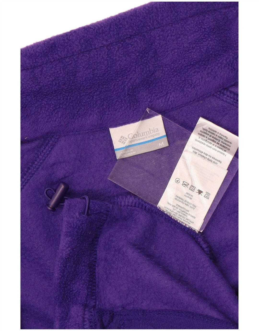 Columbia Γυναικείο Fleece Jacket UK 14 Medium Purple Polyester