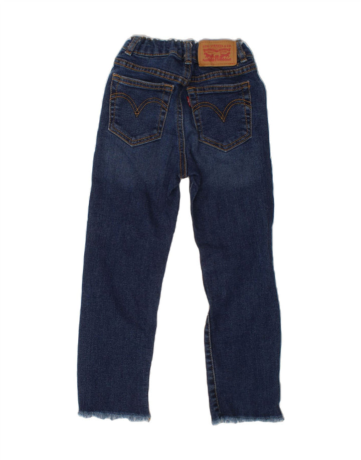 LEVI'S Boys Straight Jeans 5-6 Years W22 L17 Blue Cotton Vintage Levi's and Second-Hand Levi's from Messina Hembry 