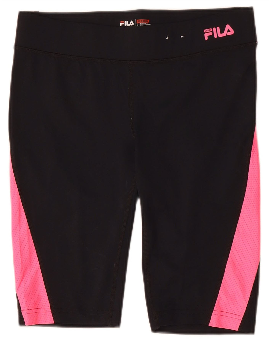 Γυναικείο αθλητικό σορτς FILA UK 10 Small Black Colourblock Πολυεστέρας