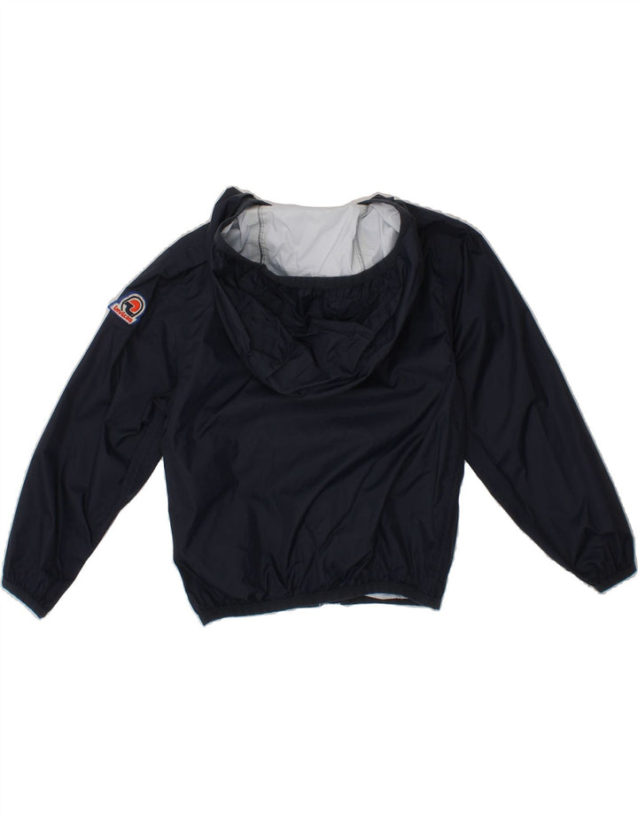 INVICTA Baby Boys Hooded Rain Jacket 18-24 Months Navy Blue Polyamide Vintage Invicta and Second-Hand Invicta from Messina Hembry 
