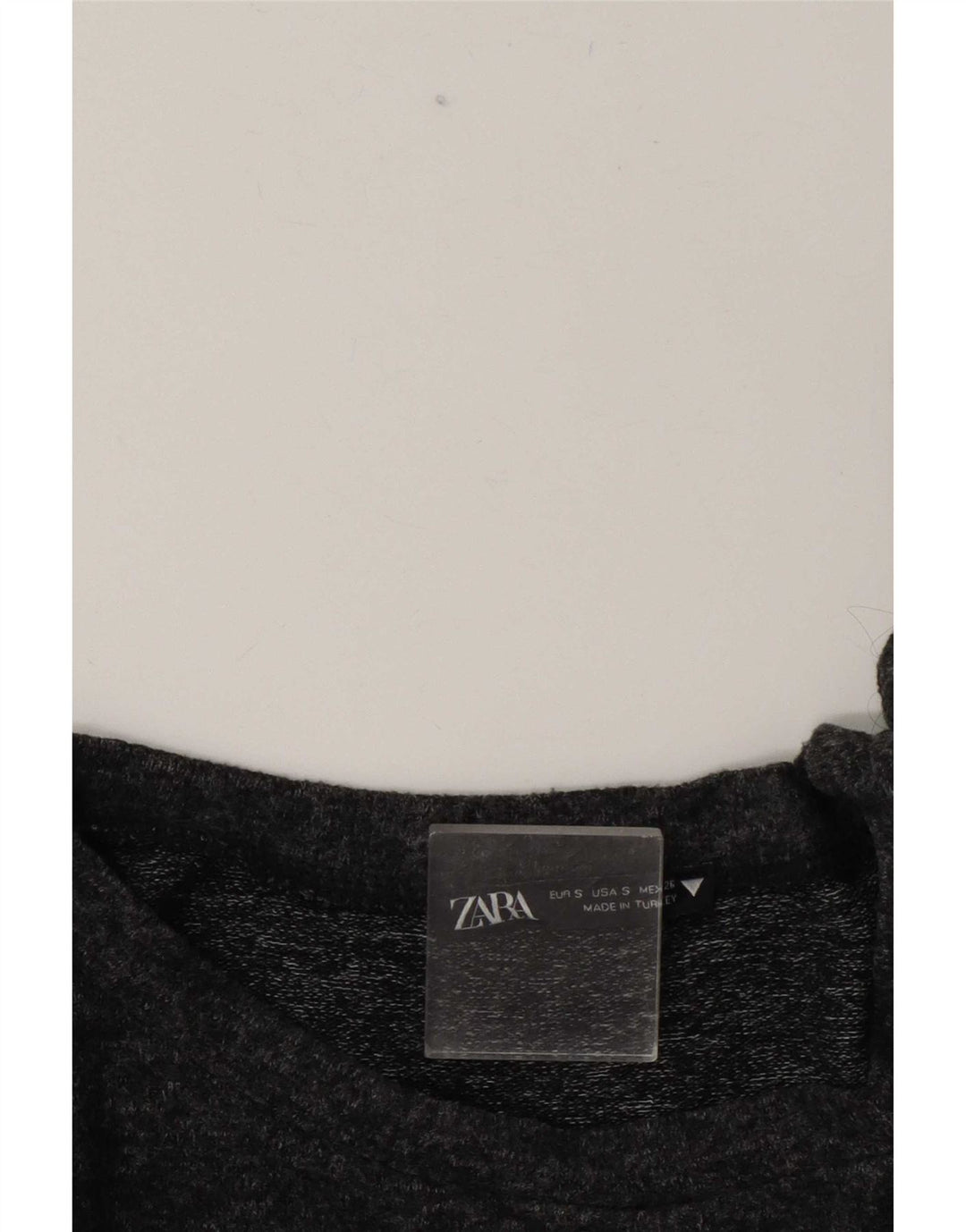 Zara γυναικεία υπερμεγέθη μανίκια 3/4 UK 10 μικρά γκρι στίγματα
