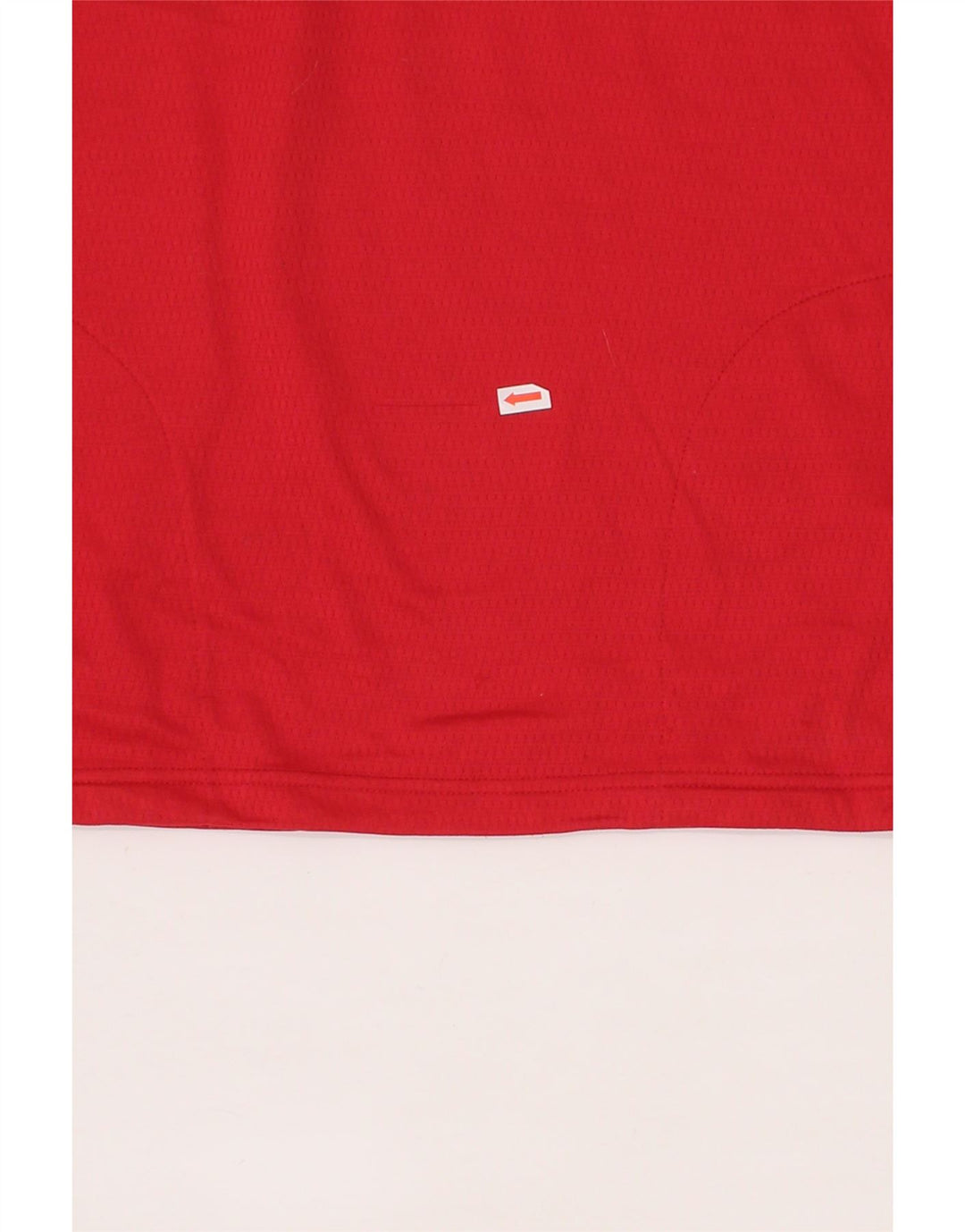 IZOD Mens Zip Neck Top Long Sleeve Medium Red Polyester Vintage Izod and Second-Hand Izod from Messina Hembry 