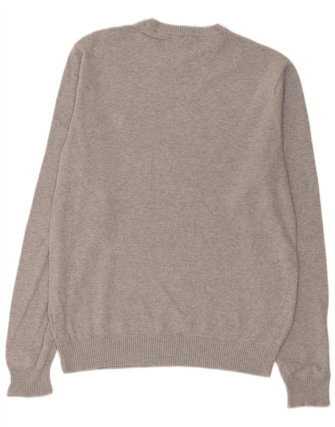 Ανδρικό πουλόβερ Penguin Crew Neck, Βαμβακερό μεγάλο γκρι