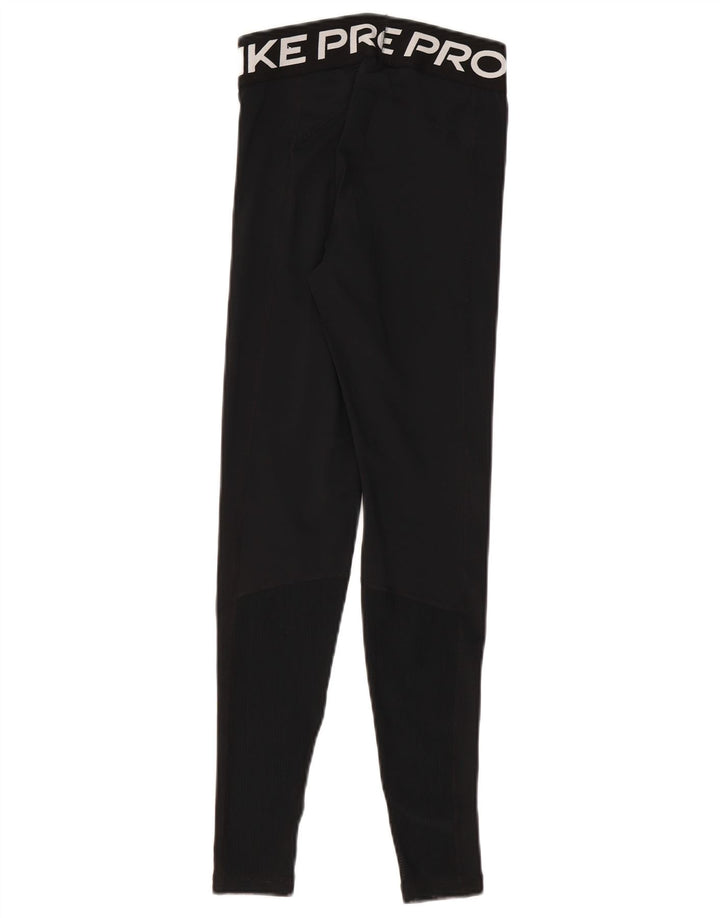 Γυναικεία γραφικά κολάν NIKE Dri Fit UK 4 XS Μαύρο Πολυεστέρας