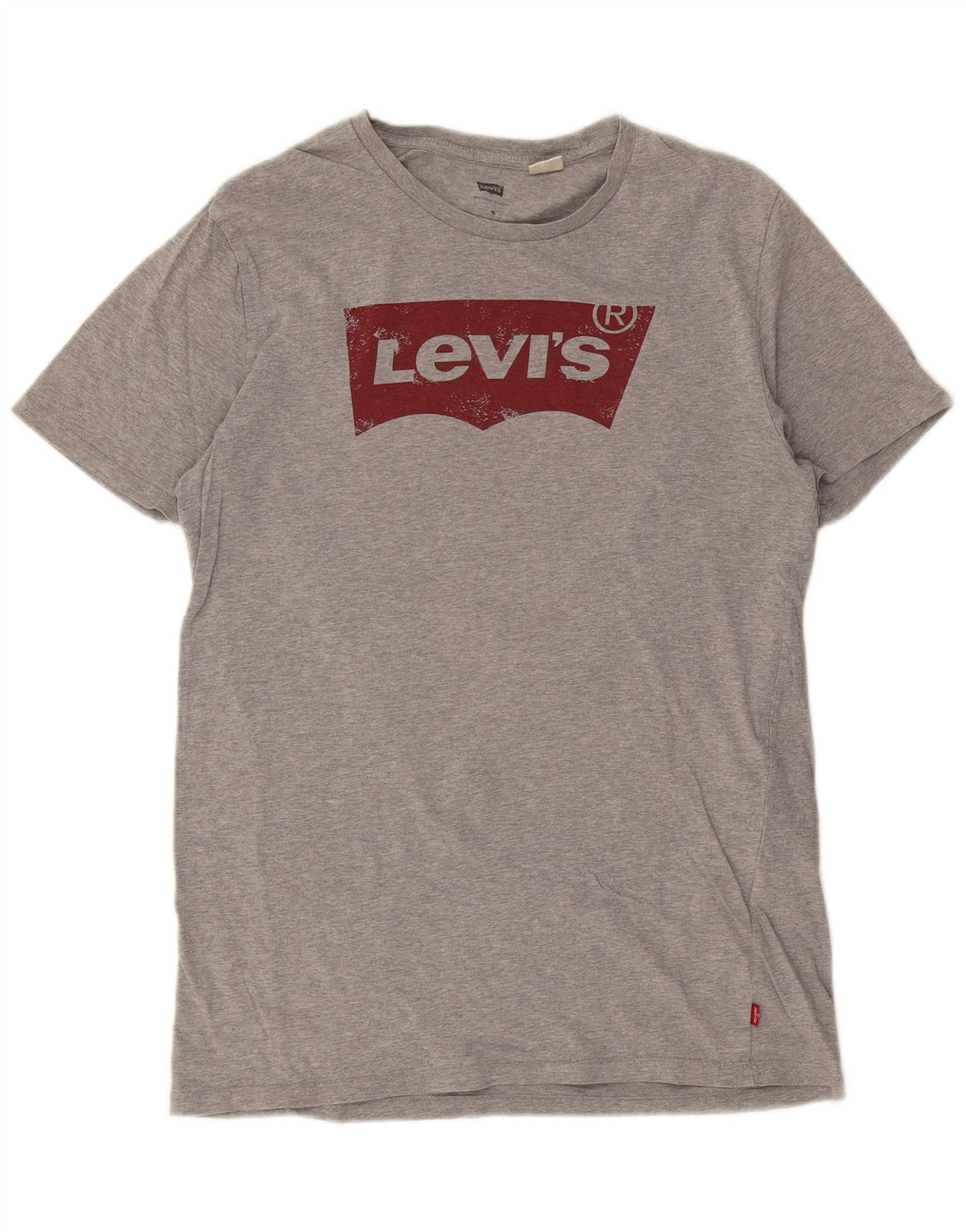 Ανδρικό γραφικό T-Shirt LEVI'S Τοπ μεσαίου γκρι βαμβακερό