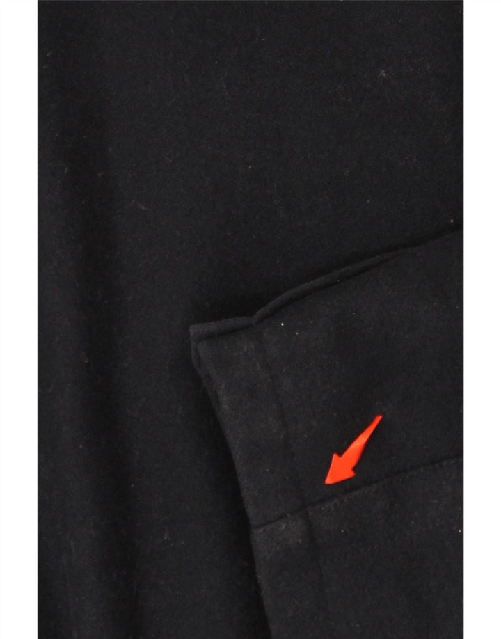 Γυναικείο μπουφάν G-Star 3301 με κουκούλα αντιανεμικό UK 16 Large Navy Blue Wool