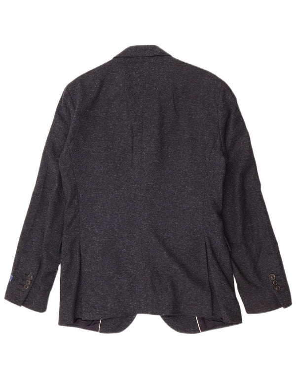Ανδρικό σακάκι Gant 2 κουμπιών UK 36 Small Navy Blue Wool