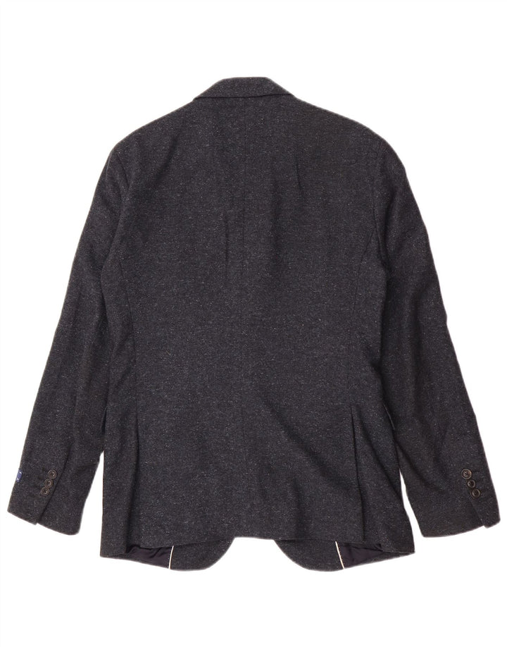 Ανδρικό σακάκι Gant 2 κουμπιών UK 36 Small Navy Blue Wool