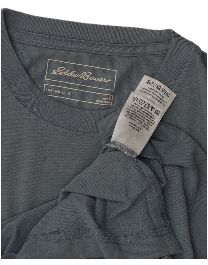 EDDIE BAUER Mens Legendwash T-Shirt Top Small Blue Cotton