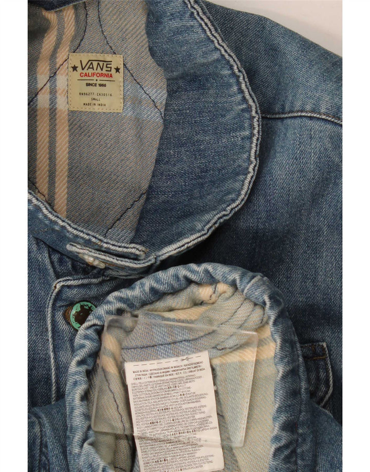 Vans Ανδρικό Τζιν Μπουφάν UK 36 Small Blue Cotton