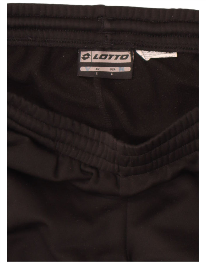 Ανδρική φόρμα Lotto Παντελόνι Joggers Large Μαύρο