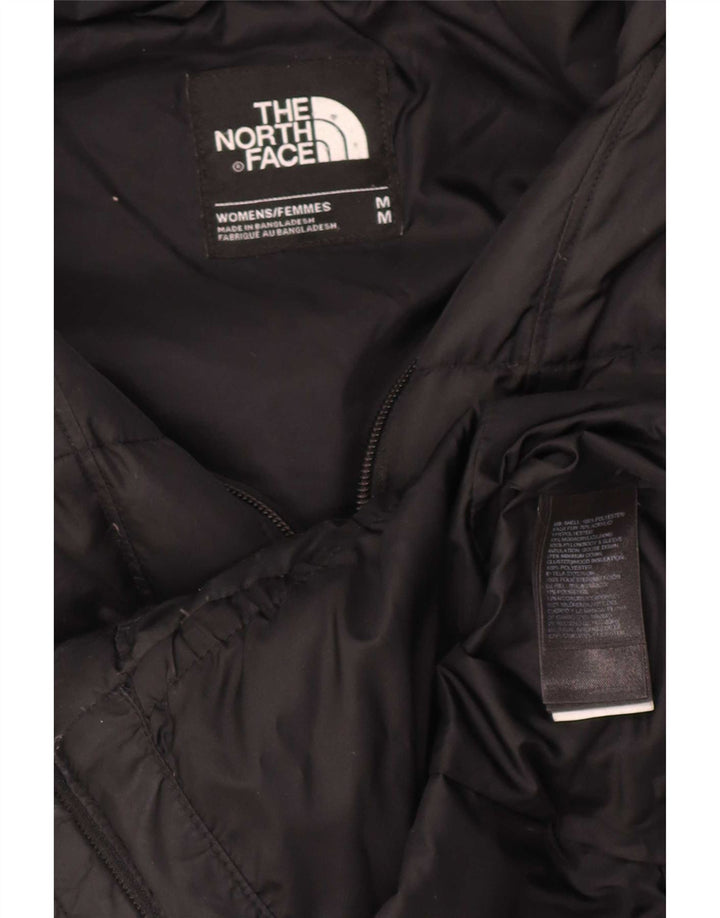 The North Face γυναικείο μπουφάν με κουκούλα με επένδυση UK 14 Μεσαίο μαύρο πολυεστέρα