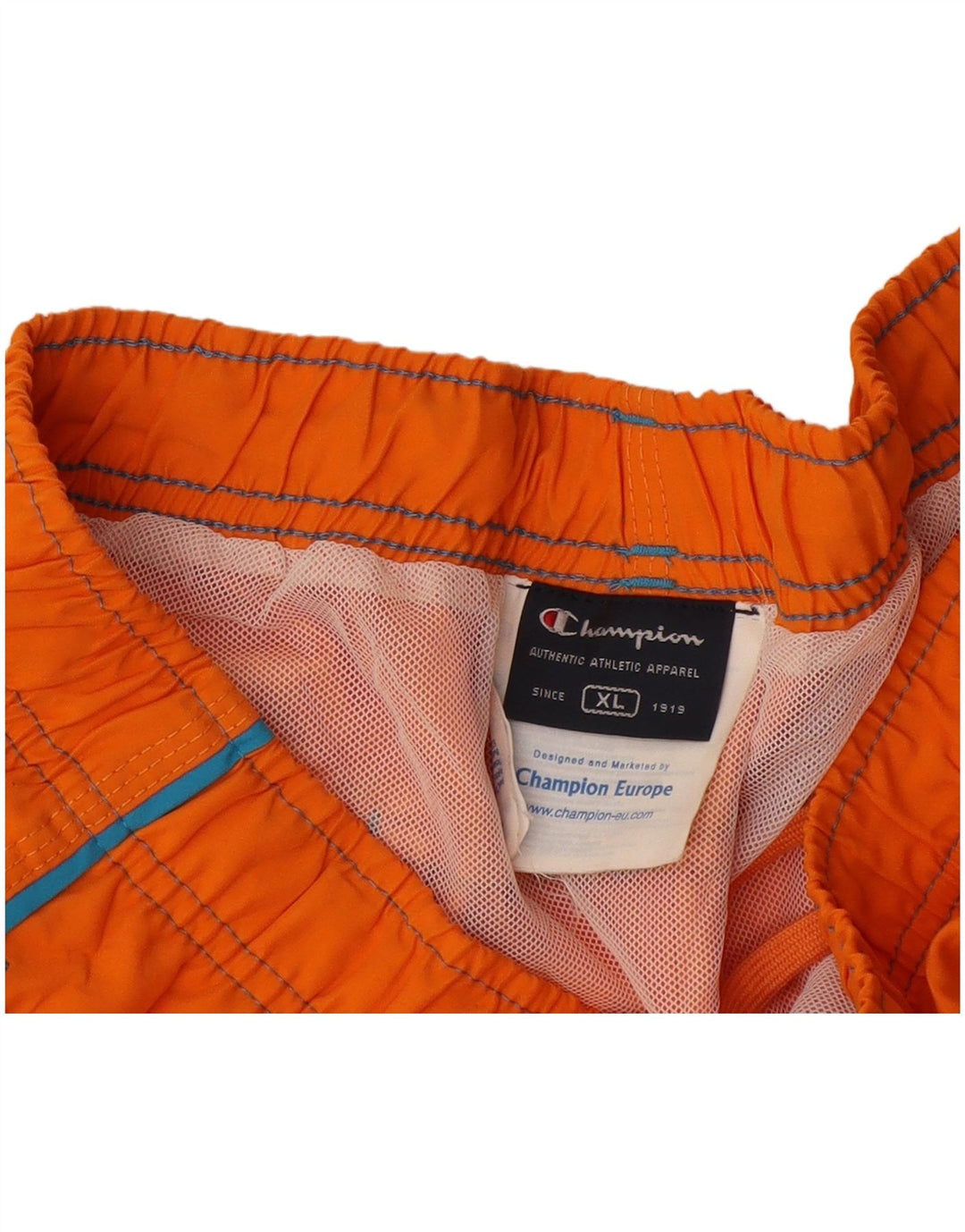 Champion Ανδρικά γραφικά σορτς κολύμβησης XL πορτοκαλί πολυεστέρα