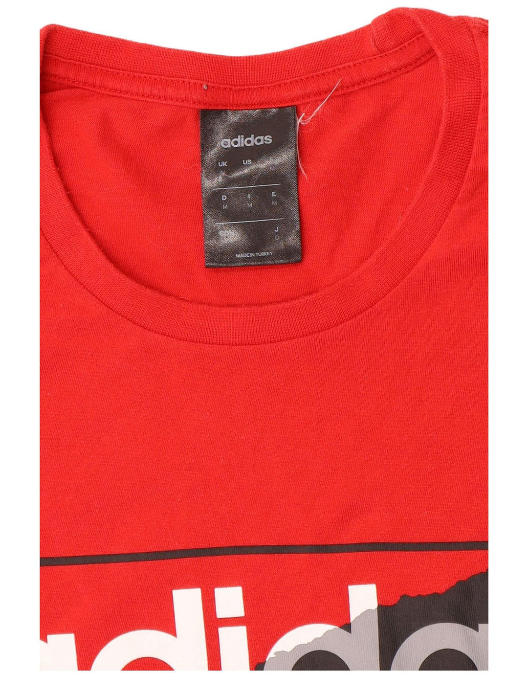 Ανδρικό γραφικό μπλουζάκι ADIDAS Top Medium Red