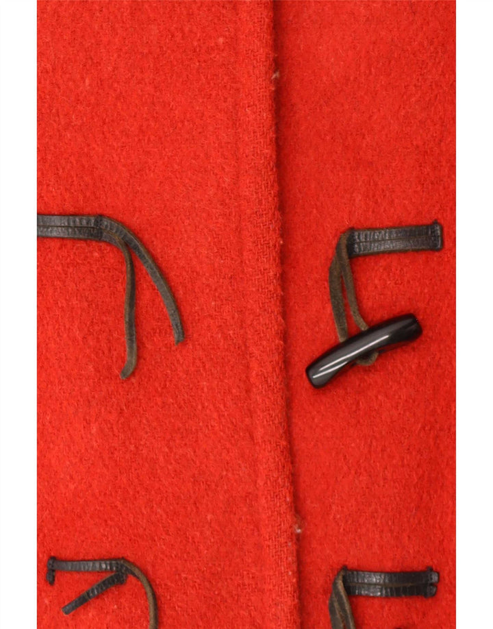 Gloverall Γυναικείο παλτό Duffle με κουκούλα UK 10 Small Red Wool