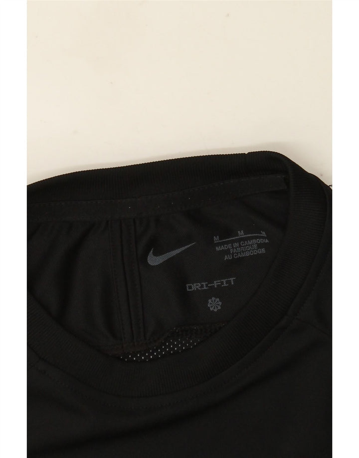 Ανδρικό T-shirt Nike Dri Fit Τοπ μεσαίου μαύρου χρώματος