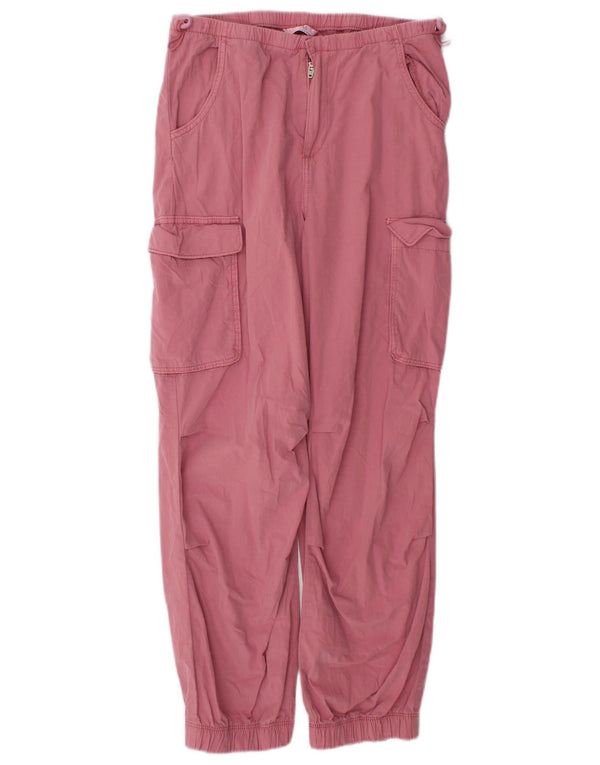 Marks & Spencer Girls Joggers Cargo Παντελόνι 11-12 ετών W26 L26 Pink