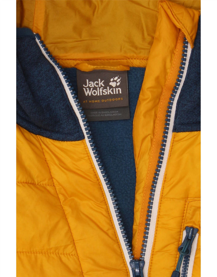 Jack Wolfskin Ανδρικό Bomber Jacket UK 36/38 Medium Yellow Polyester