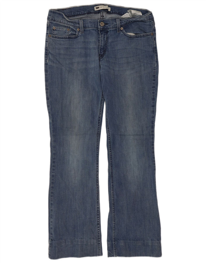 LEVI'S Γυναικείο 524 Super Low Bootcut Τζιν US 11 Large W30 L28 Μπλε βαμβακερό