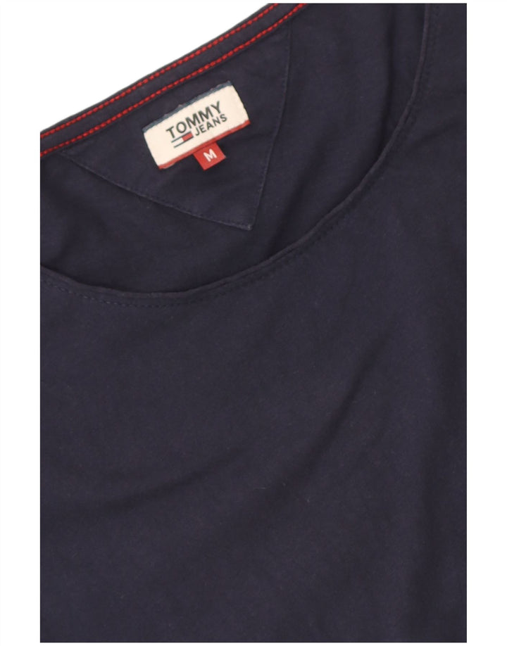 Tommy Hilfiger Γυναικείο T-Shirt Top UK 12 Medium Navy Blue