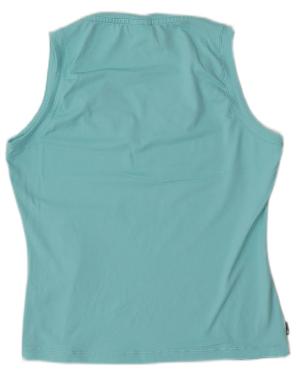Adidas Γυναικείο Crop Vest Top UK 16 Large Turquoise
