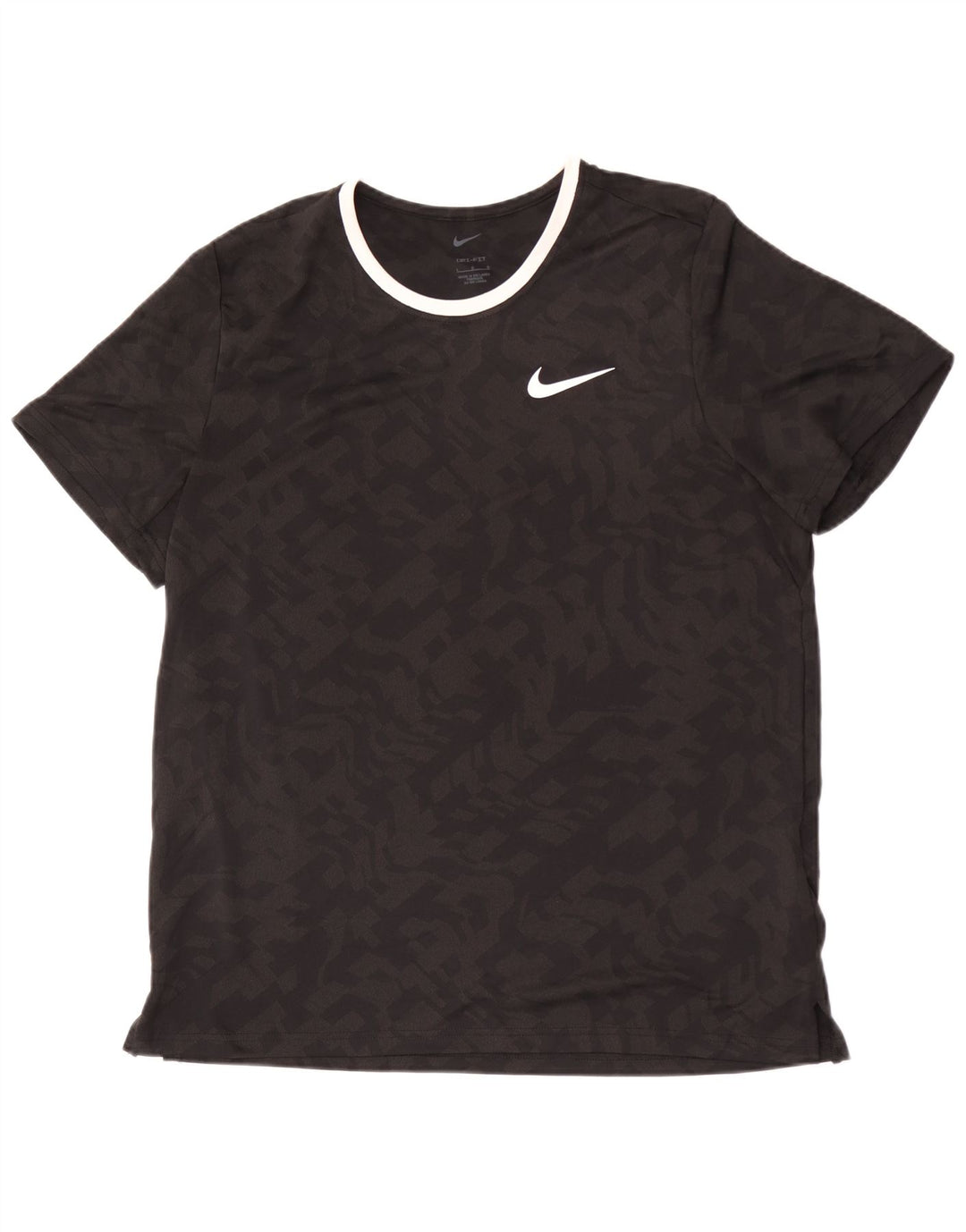 Ανδρικό T-shirt Nike Dri Fit Top Large Μαύρο Πολυεστέρας παραλλαγής
