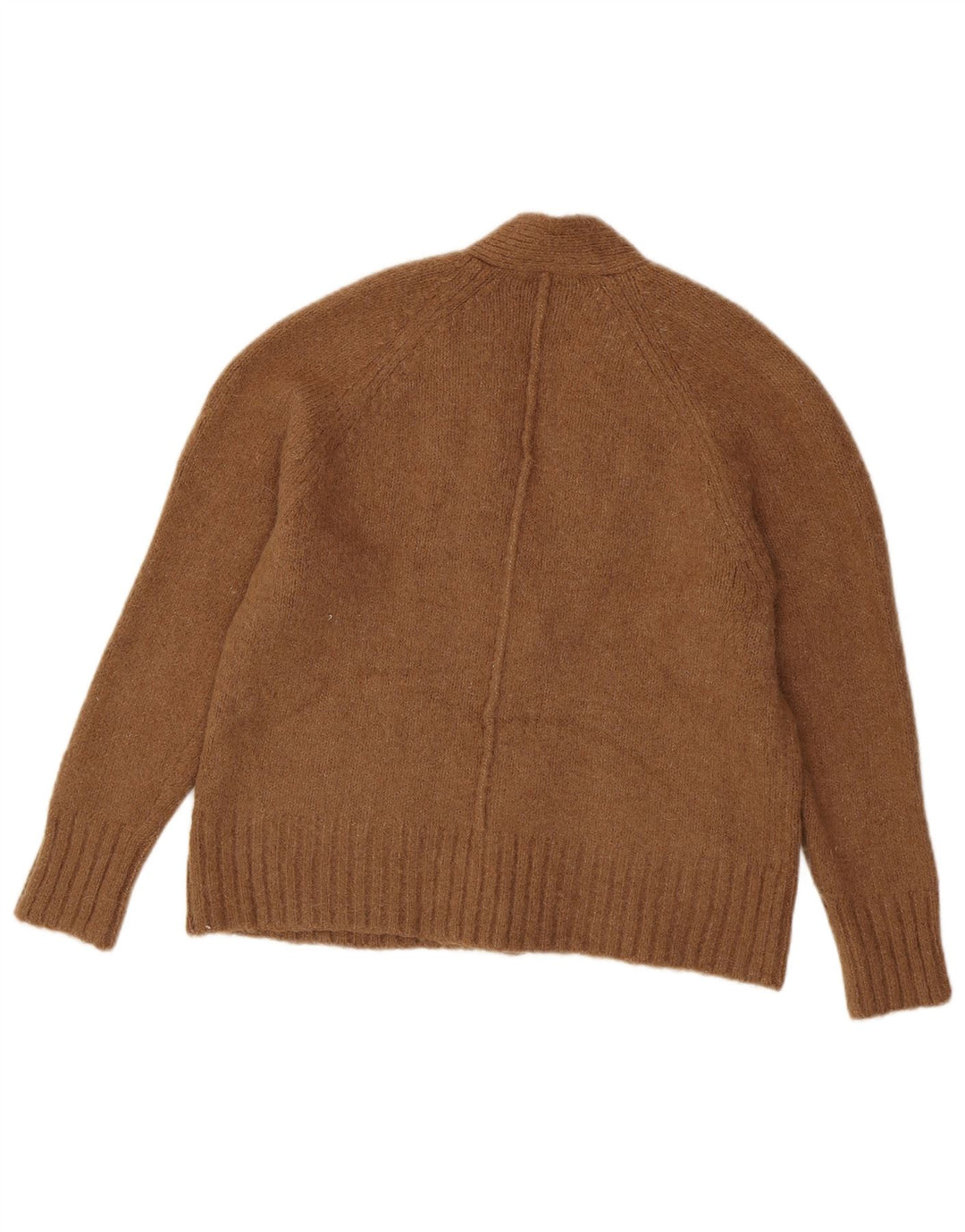 ZARA Γυναικεία Ζακέτα Oversized UK 10 Small Brown