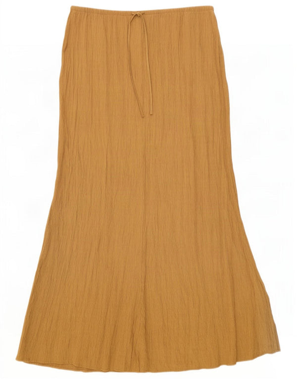 Zara Γυναικεία Maxi Φούστα Medium W28 Beige Viscose