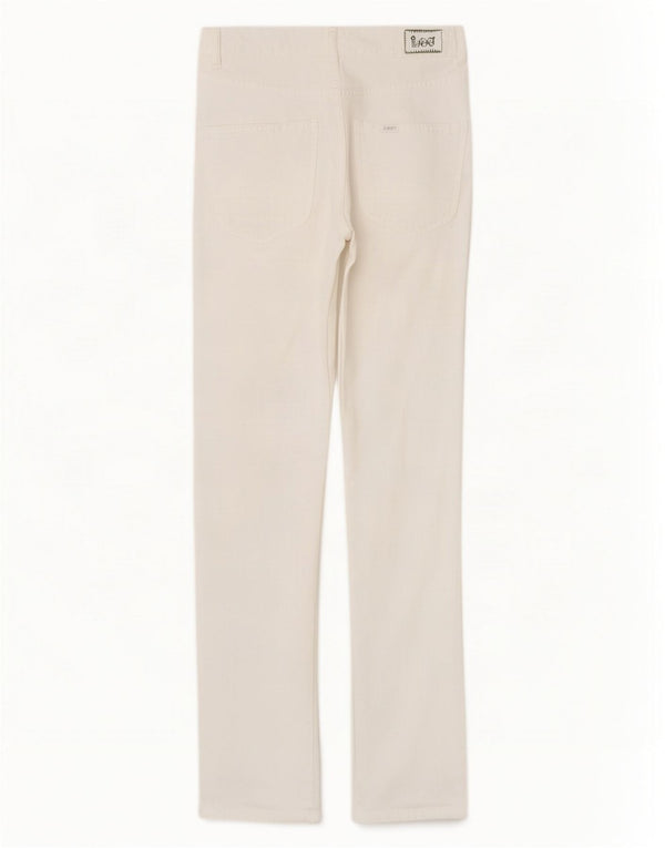 Lee Womens Norma Slim Jeans W24 L31 Λευκό βαμβακερό