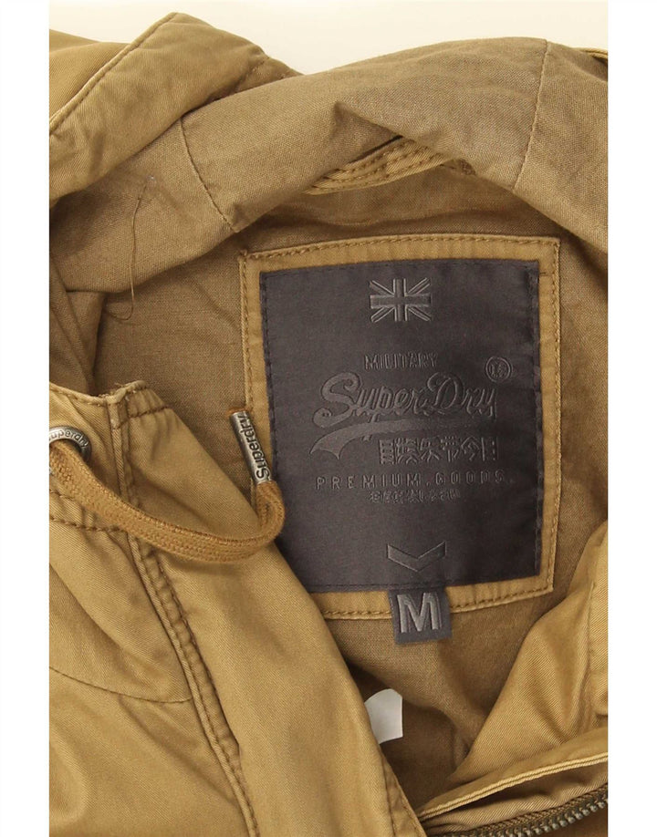 Superdry γυναικείο μπουφάν Parka με κουκούλα UK 14 Medium Khaki Cotton