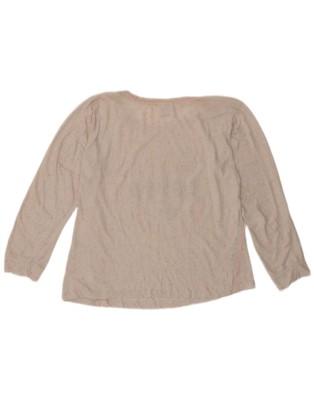 Lotto Γυναικείο τοπ μακρυμάνικο UK 14 μεγάλο λευκό βαμβάκι