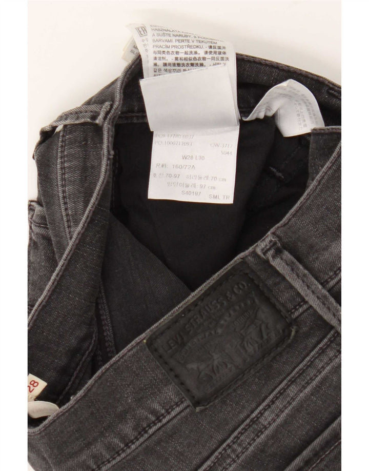 Γυναικείο Skinny Jeans Levi's W28 L30 Γκρι βαμβακερό
