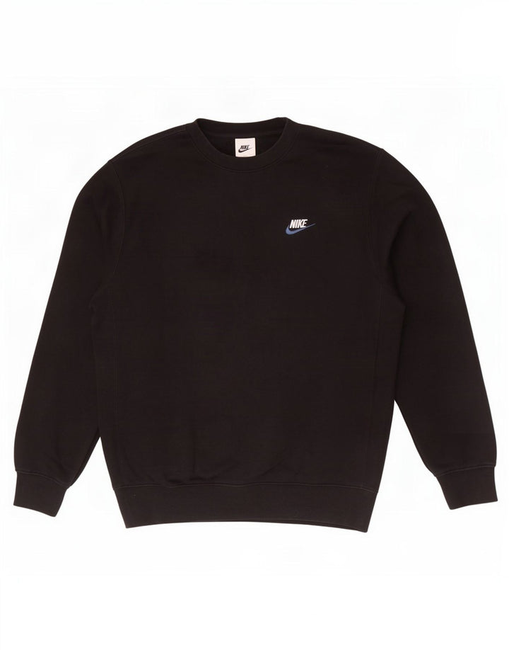 Ανδρικό φούτερ Nike Jumper, μεσαίο μαύρο βαμβακερό