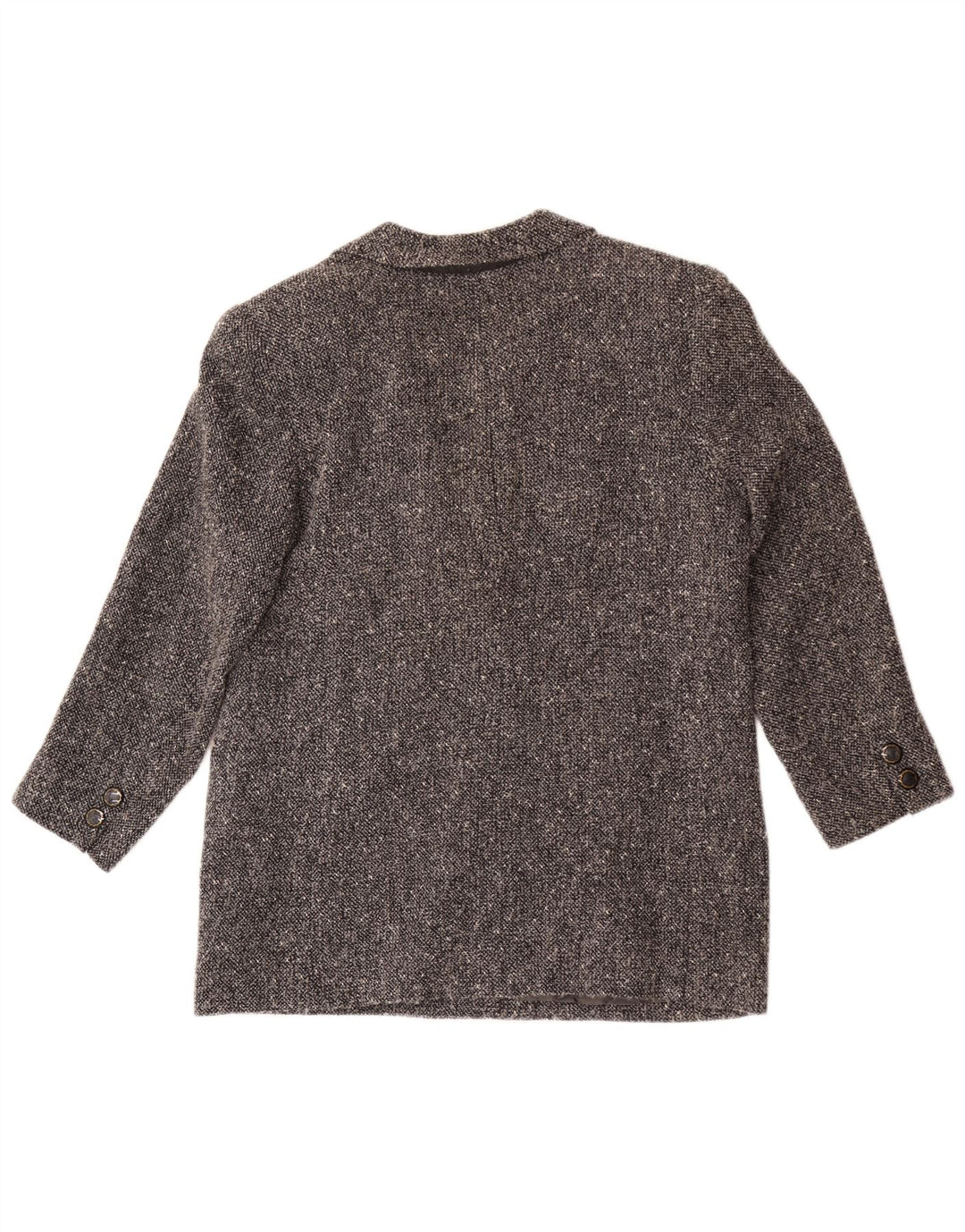 Vintage γυναικείο σακάκι με 2 κουμπιά σακάκι UK 16 Large Grey Flecked