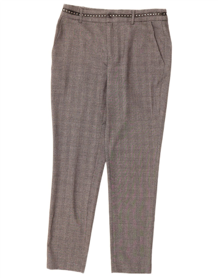 Guess Γυναικείο Slim παντελόνι Chino W27 L28 Grey Check Polyester
