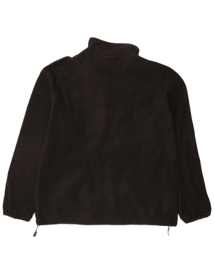 Fila Mens Liner Fleece Jacket UK 44 2XL Μαύρο Πολυεστέρας