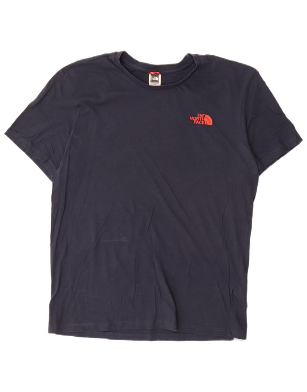 Ανδρικό T-Shirt North Face Top Large Navy Blue από βαμβάκι