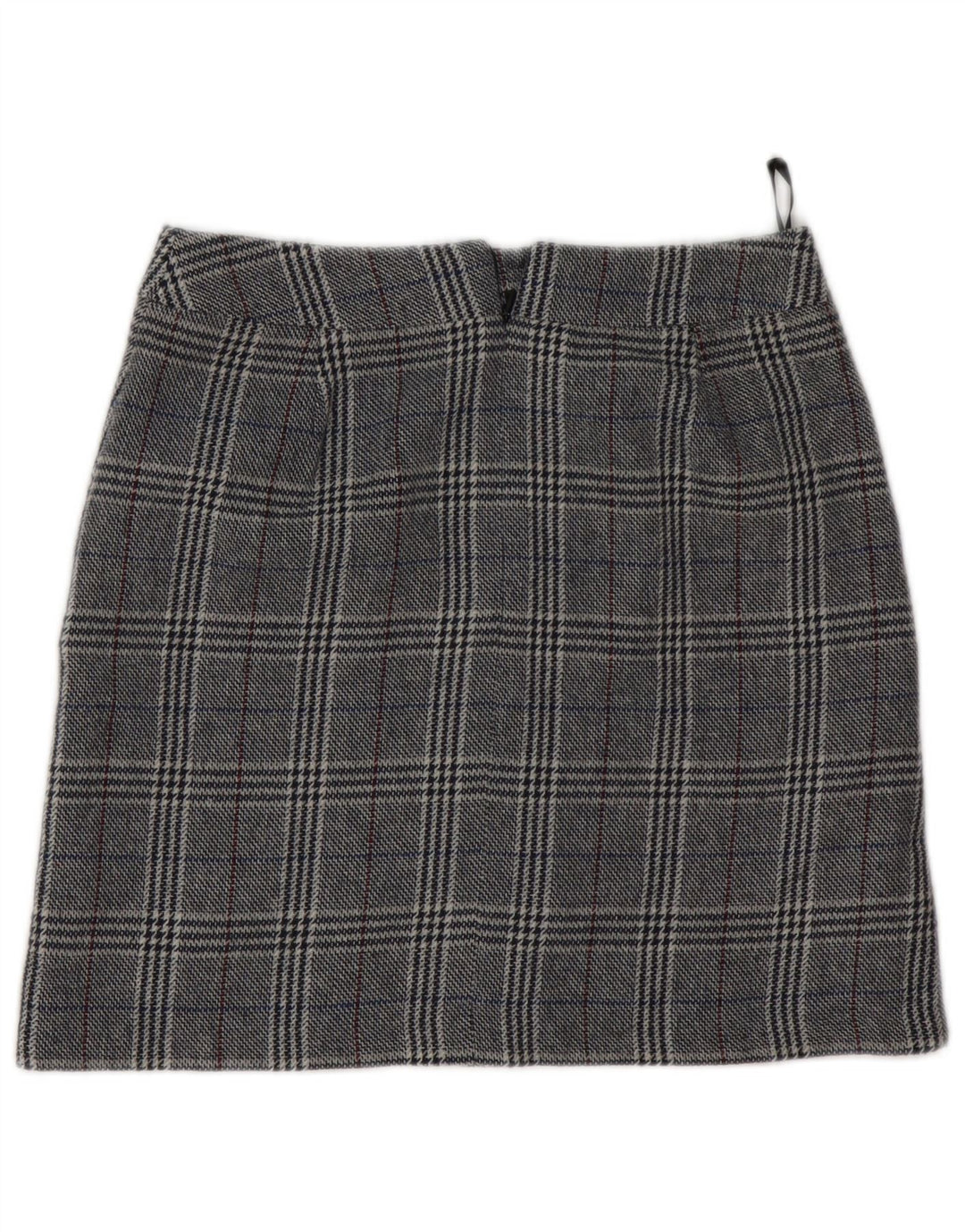 Marks & Spencer Γυναικεία μίνι φούστα UK 8 Small W28 Grey Houndstooth Acrylic