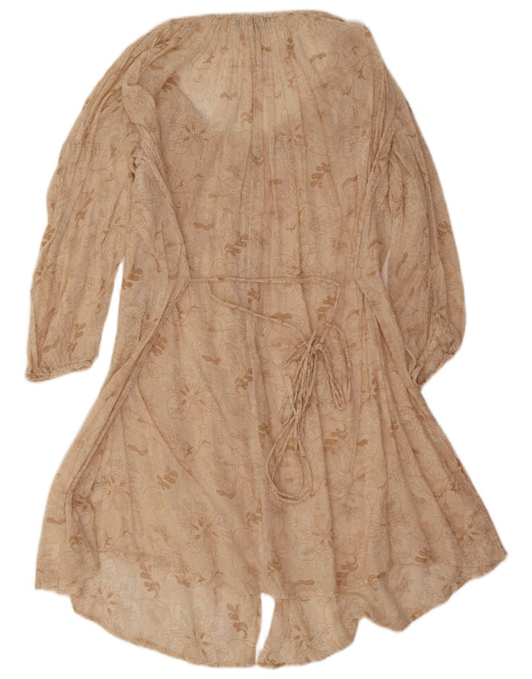 Γυναικείο μακρυμάνικο πουκάμισο French Connection UK 12 Medium Beige Floral