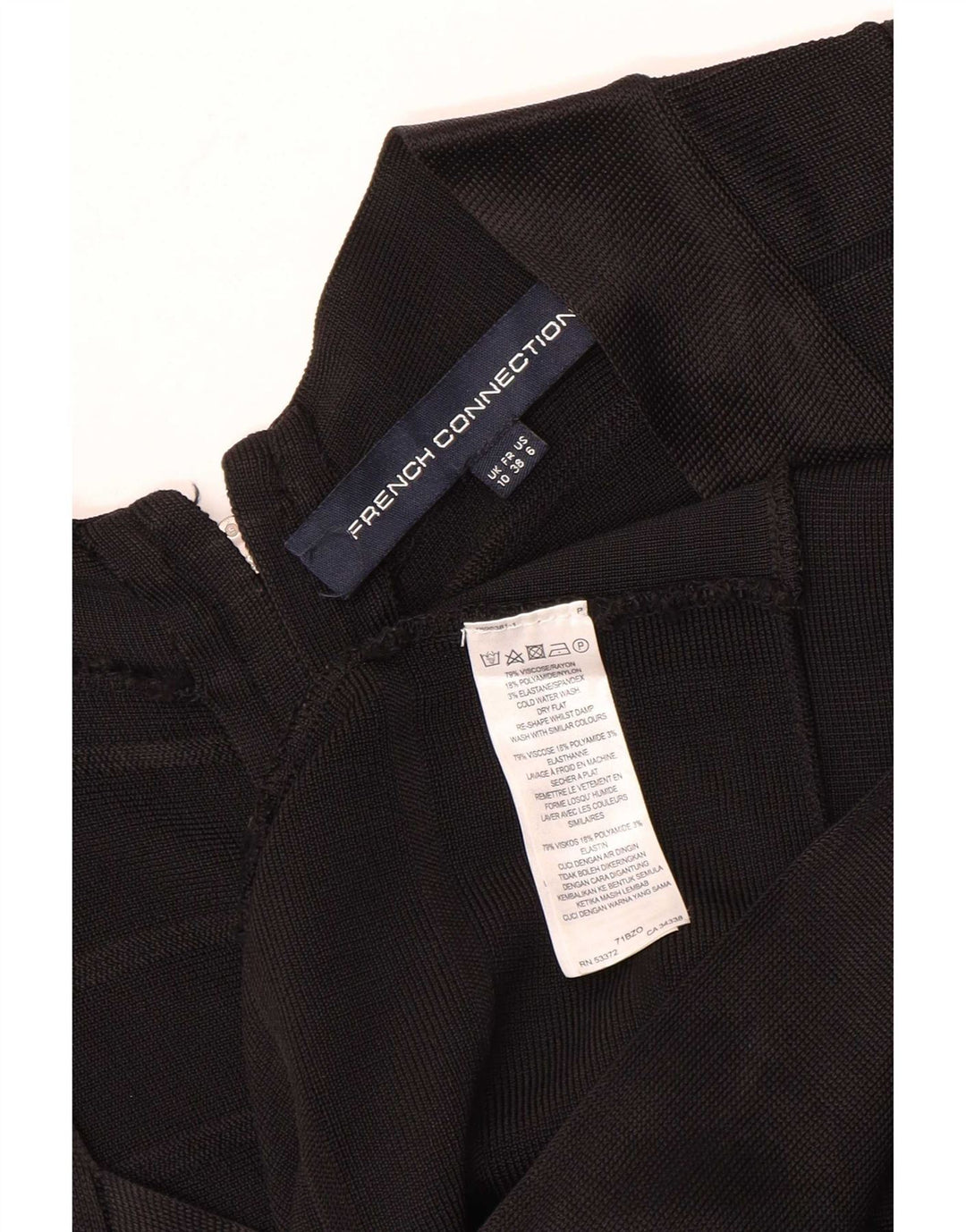 Γυναικείο φόρεμα με θήκη French Connection UK 10 Small Black Viscose