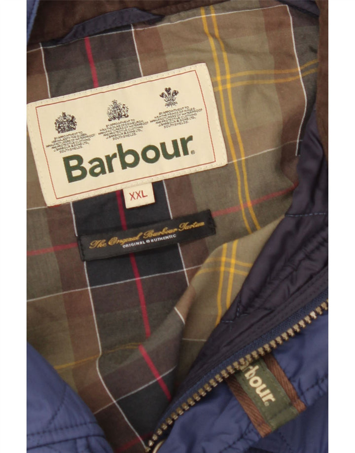 Ανδρικό καπιτονέ μπουφάν BARBOUR UK 44 2XL Μπλε